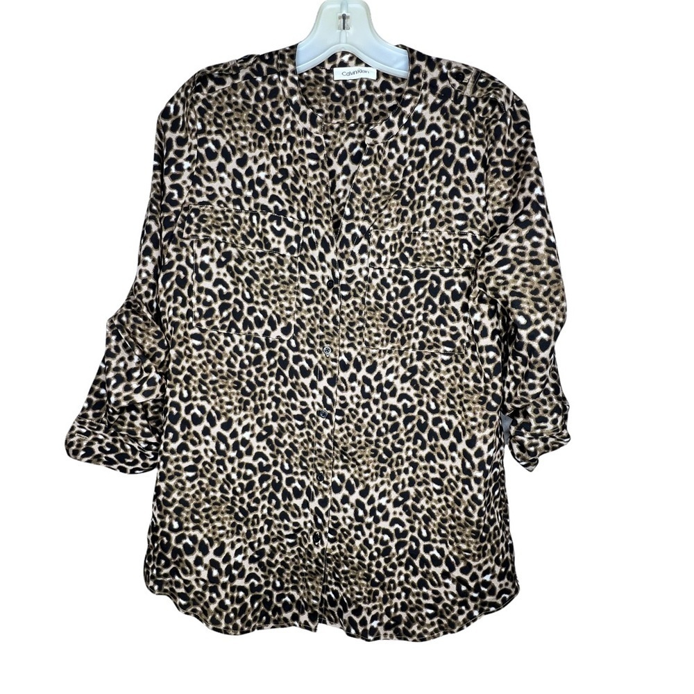 Calvin Klein Animal Print Blouse
